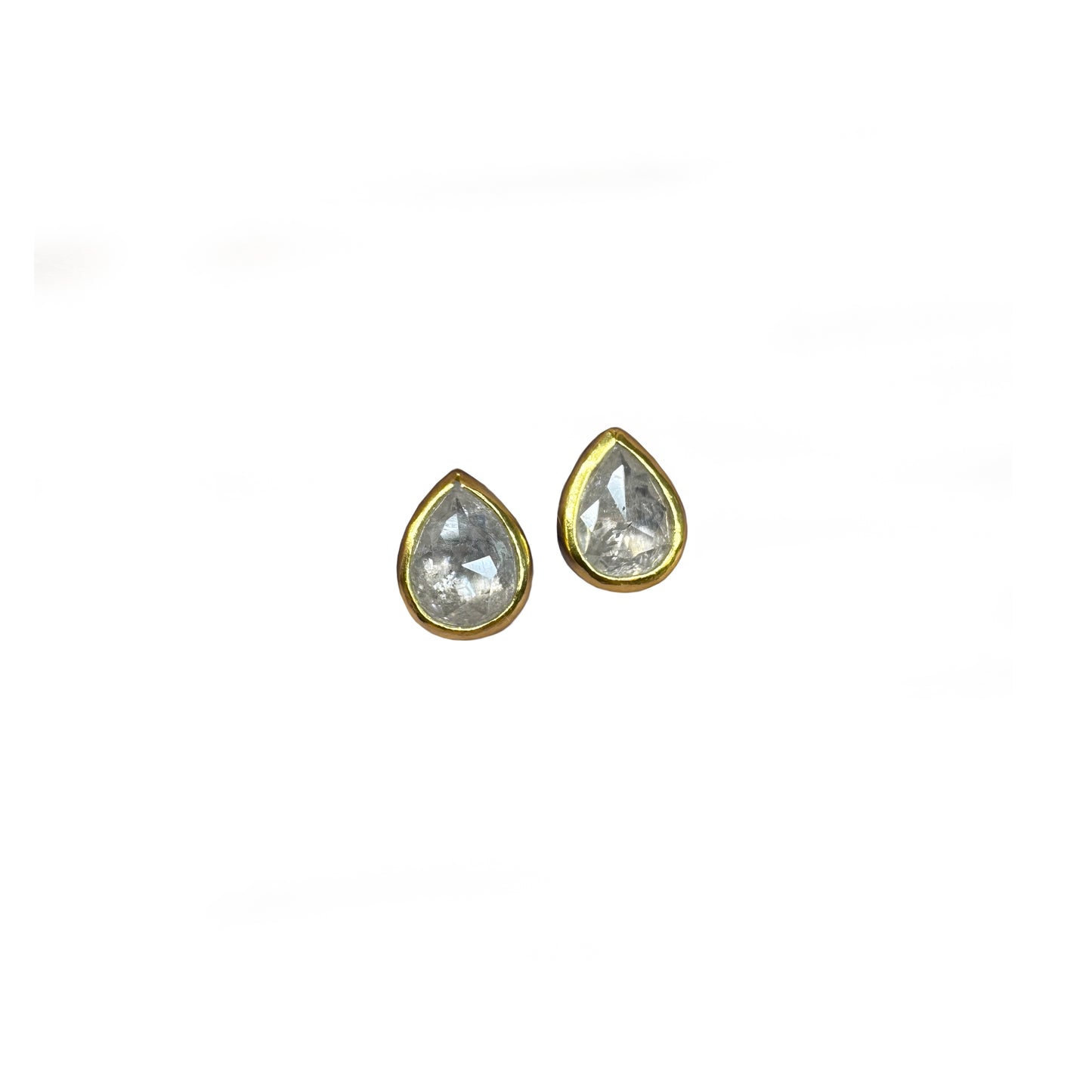 Icy Diamond Drop Stud earrings