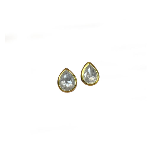 Icy Diamond Drop Stud earrings