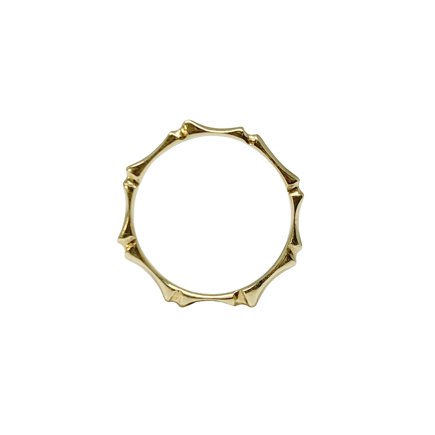 'Esi' Bone Band in Yellow Gold