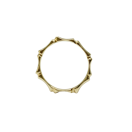 'Esi' Bone Band in Yellow Gold