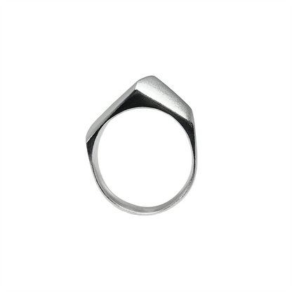 Faceted Band in Sterling Silver