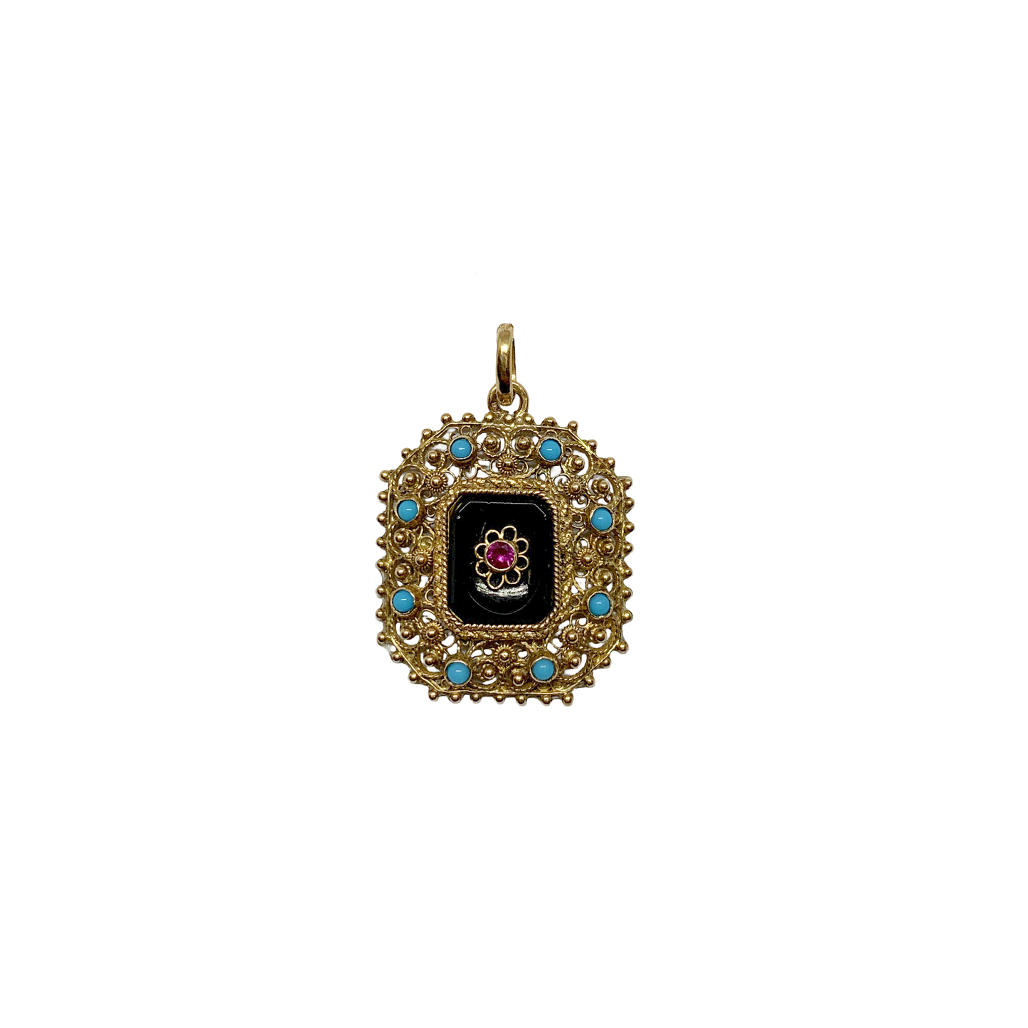 Antique Filigree Pendant