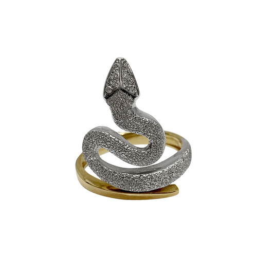 Diamond Snake Ring