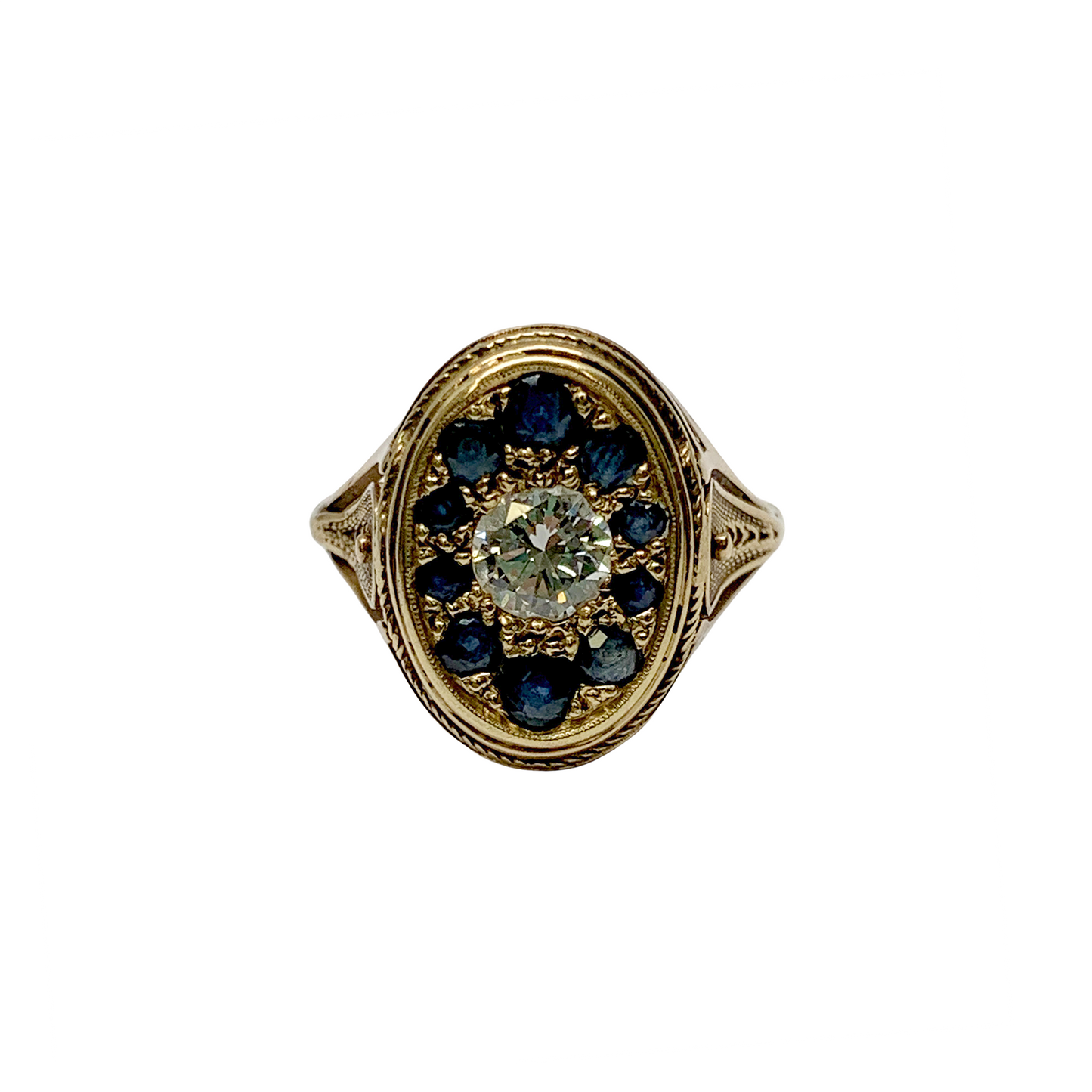 Diamond and Sapphire Ring