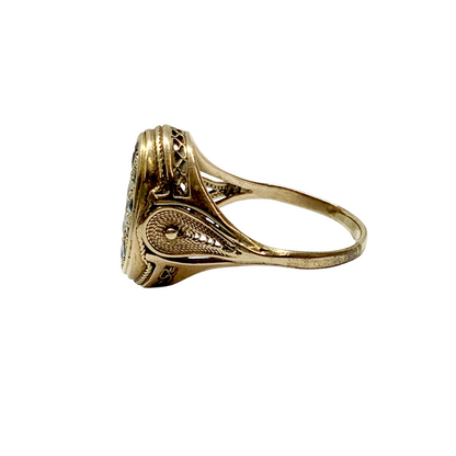 Diamond and Sapphire Ring