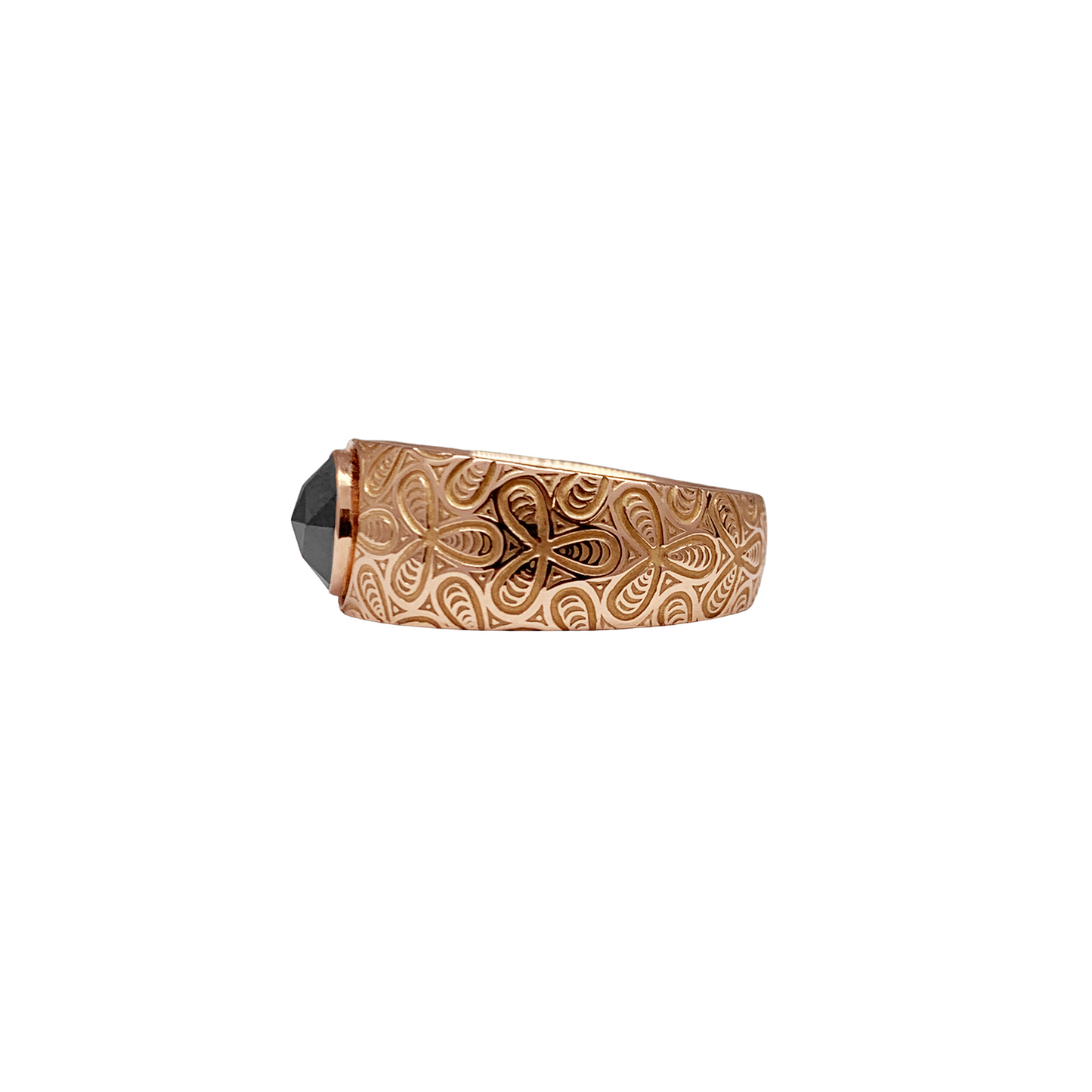 Black Diamond Tansy Ring