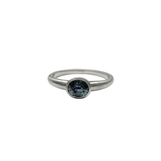Platinum Montana Sapphire Ring