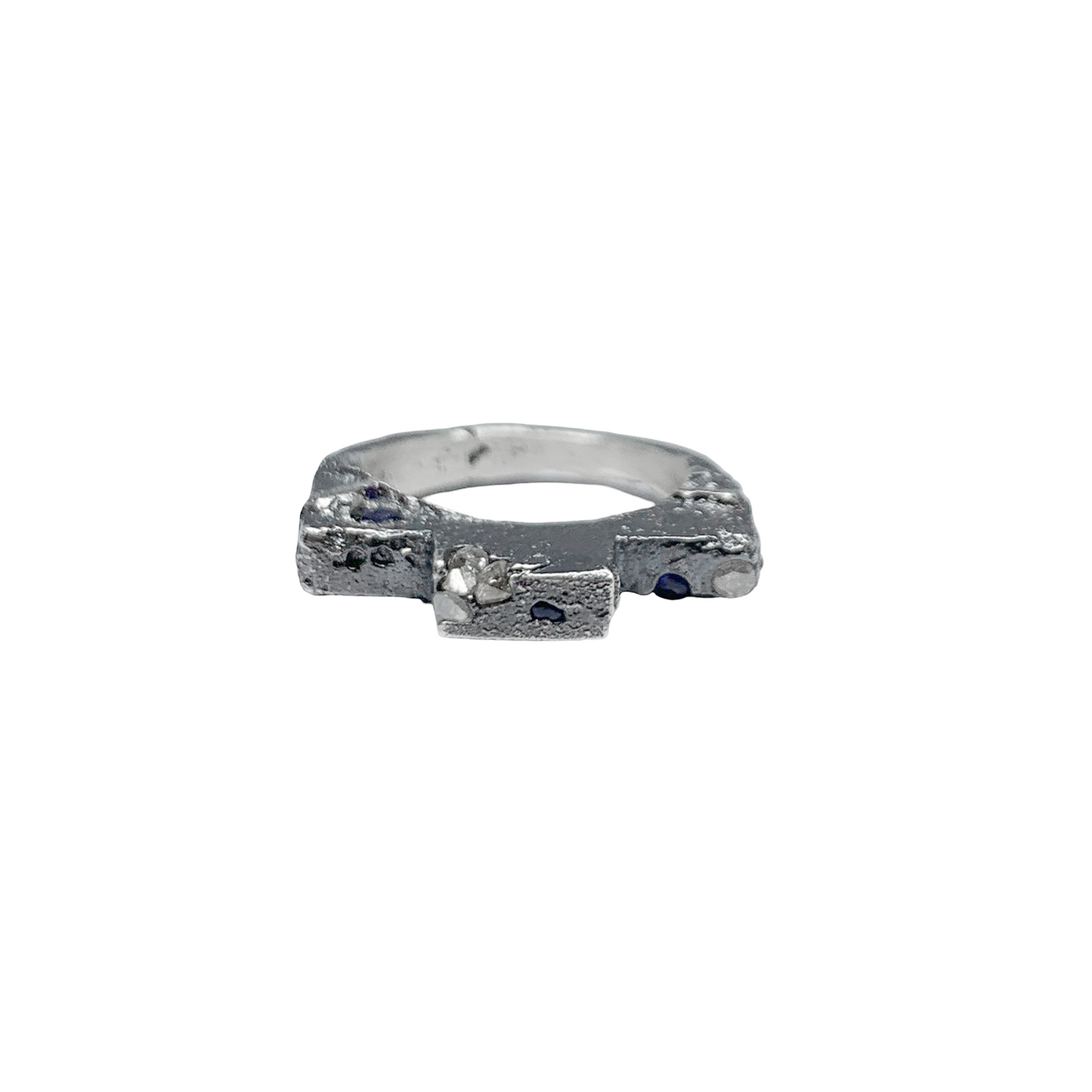 Cosmos Silver Ring #9