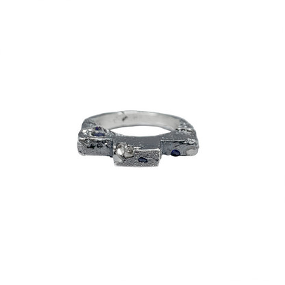 Cosmos Silver Ring #9
