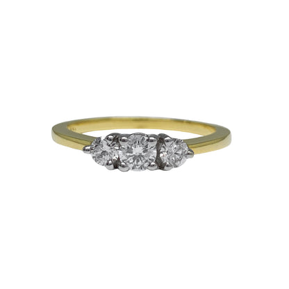 Diamond 3 Stone Ring