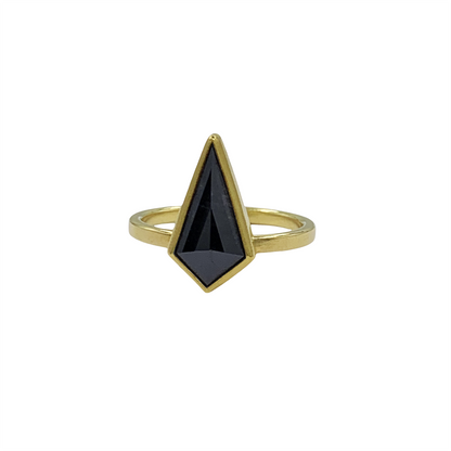 Grey Diamond Kite Ring