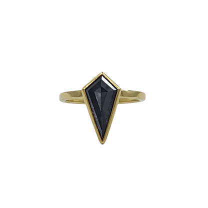 Grey Diamond Kite Ring