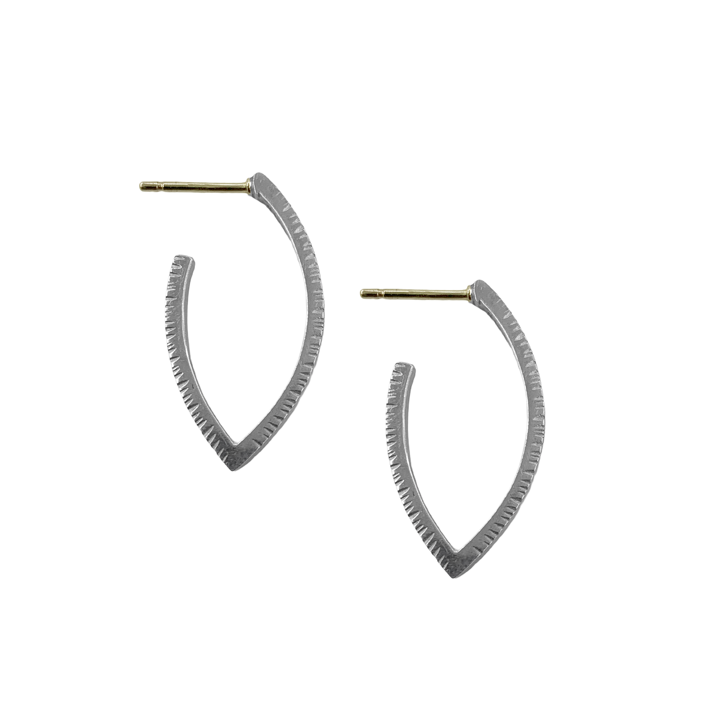 Marquise Hoop Earrings