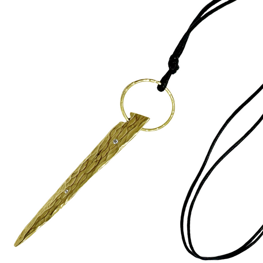 Brass Stirrer with Diamonds