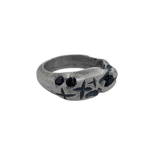 Black Onyx Signet Ring