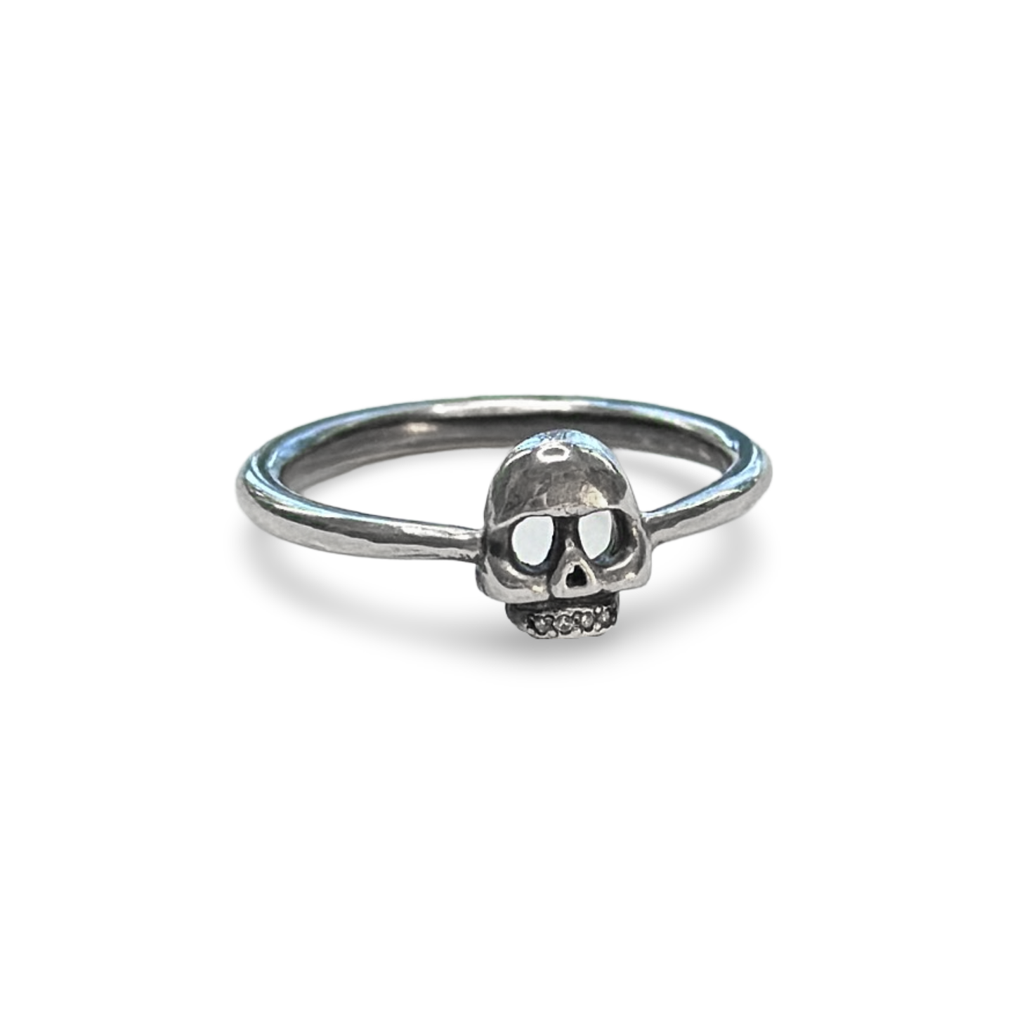 Mini Skull Ring - Silver