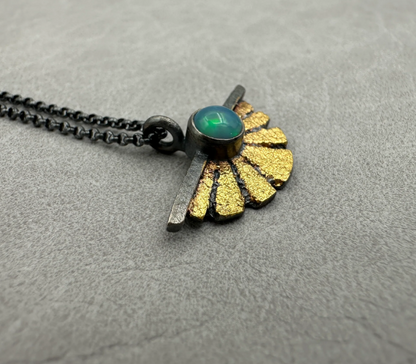 Sunburst Opal Large Pendant