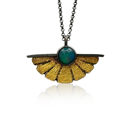 Sunburst Opal Large Pendant