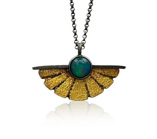 Sunburst Opal Large Pendant