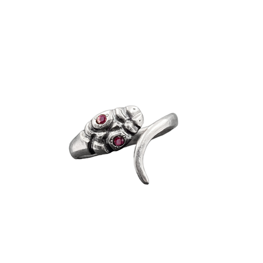Baby Snake Ring - Silver
