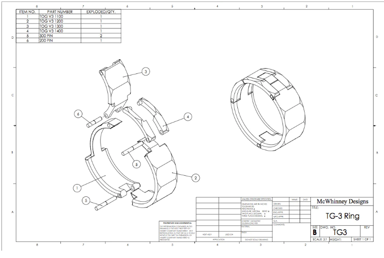 Titanium Dodecagon Band