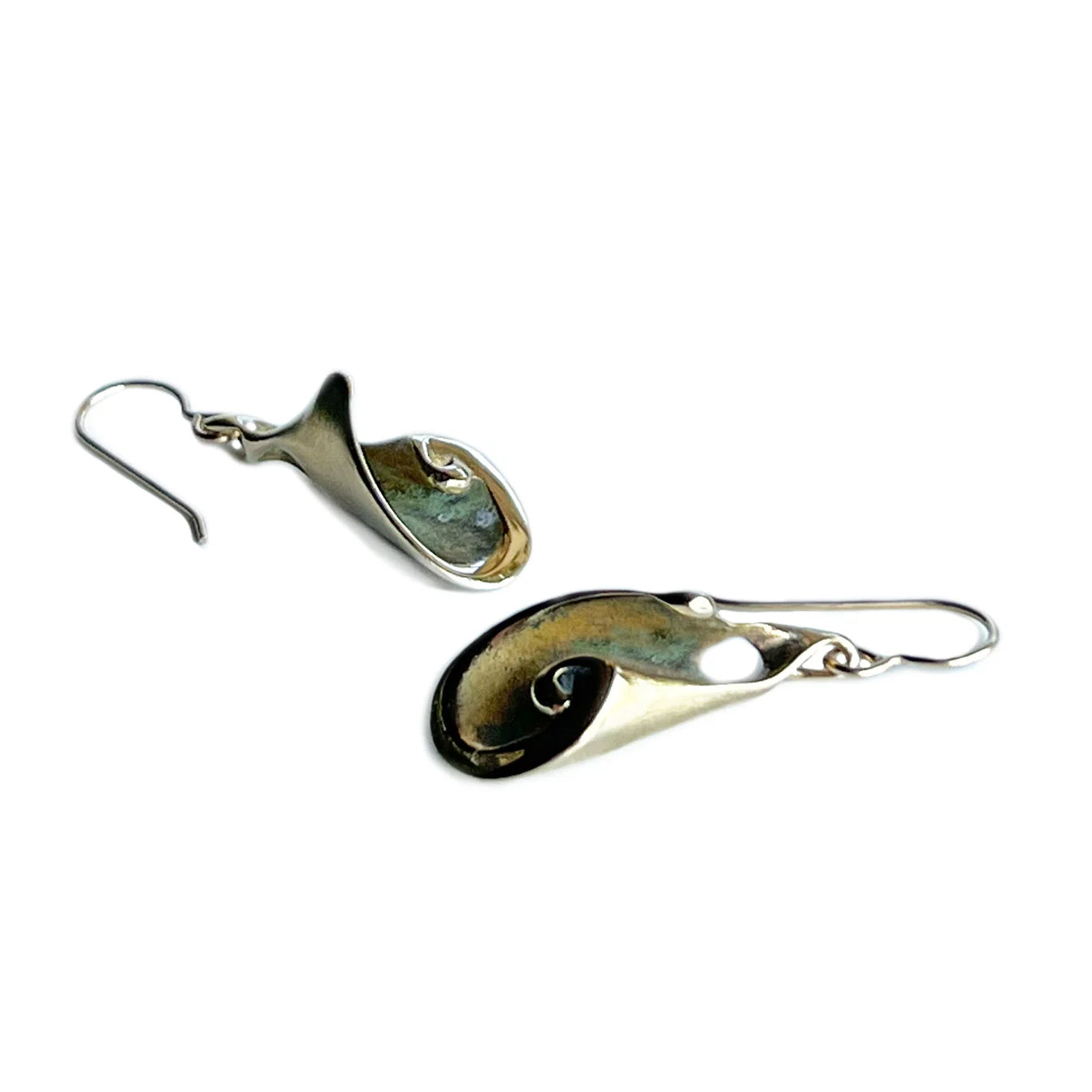 Slide Earrings - Bronze