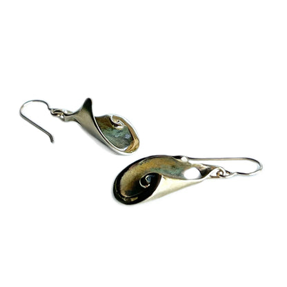 Slide Earrings - Bronze
