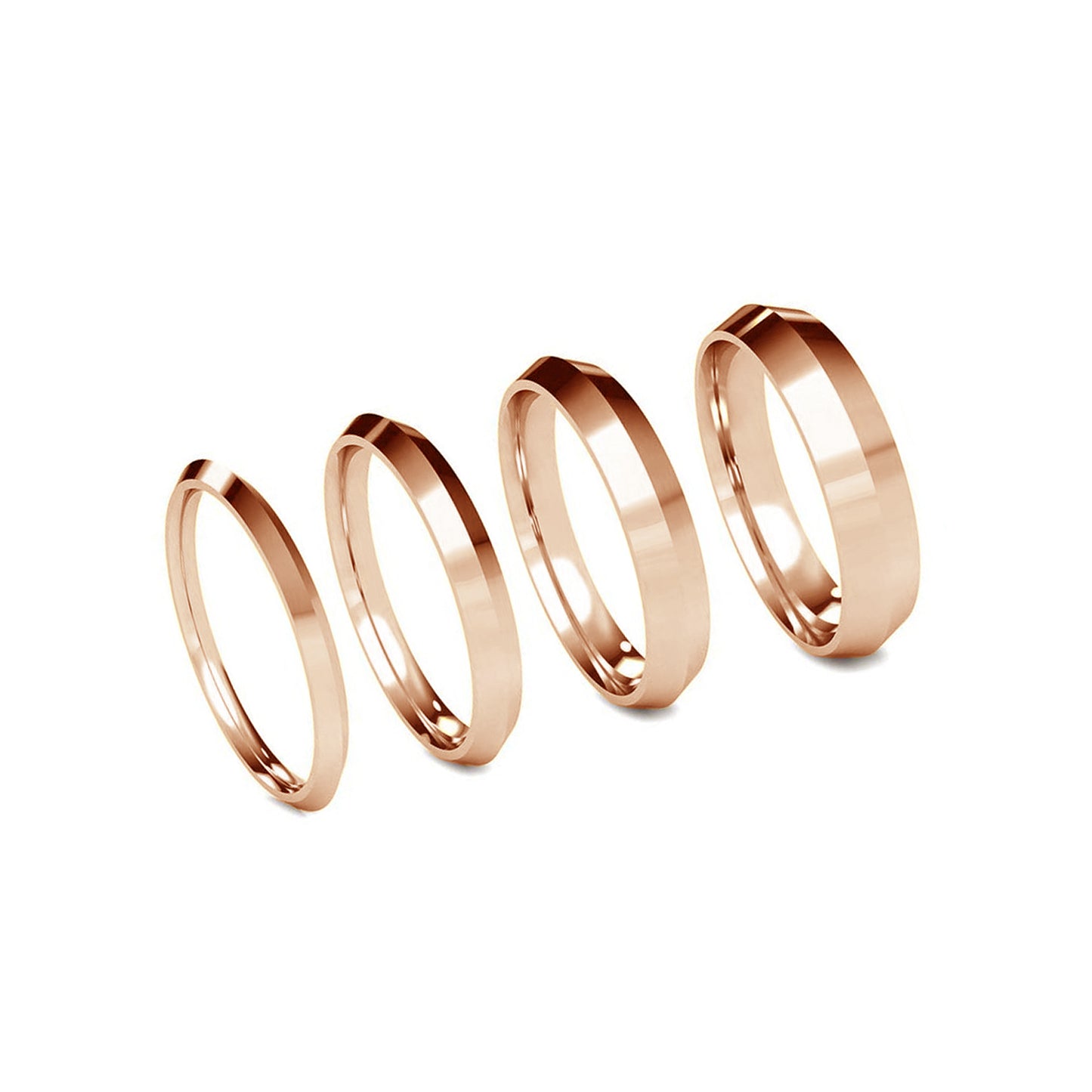 Summit, 2mm to 5mm, Gold Bands