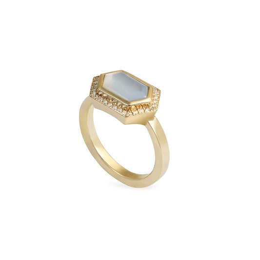 Mother of Peal Mantle Ring