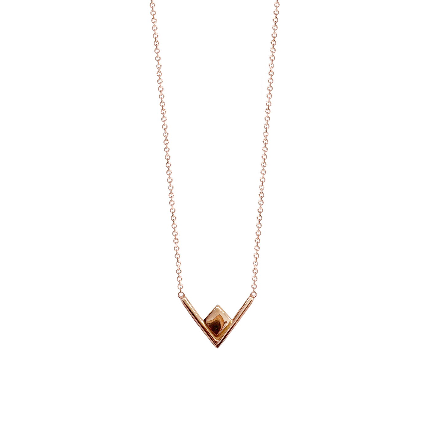 Epaulette Vee Necklace