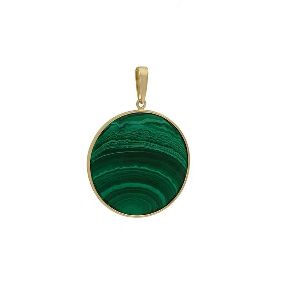 Malachite Medallion Pendant