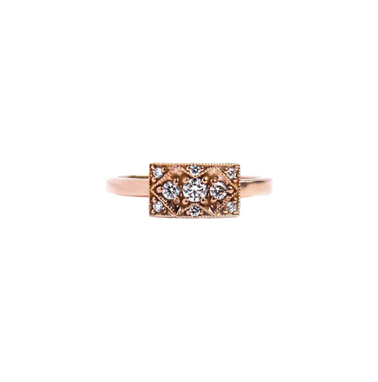 Sidari Rose Gold Diamond Ring