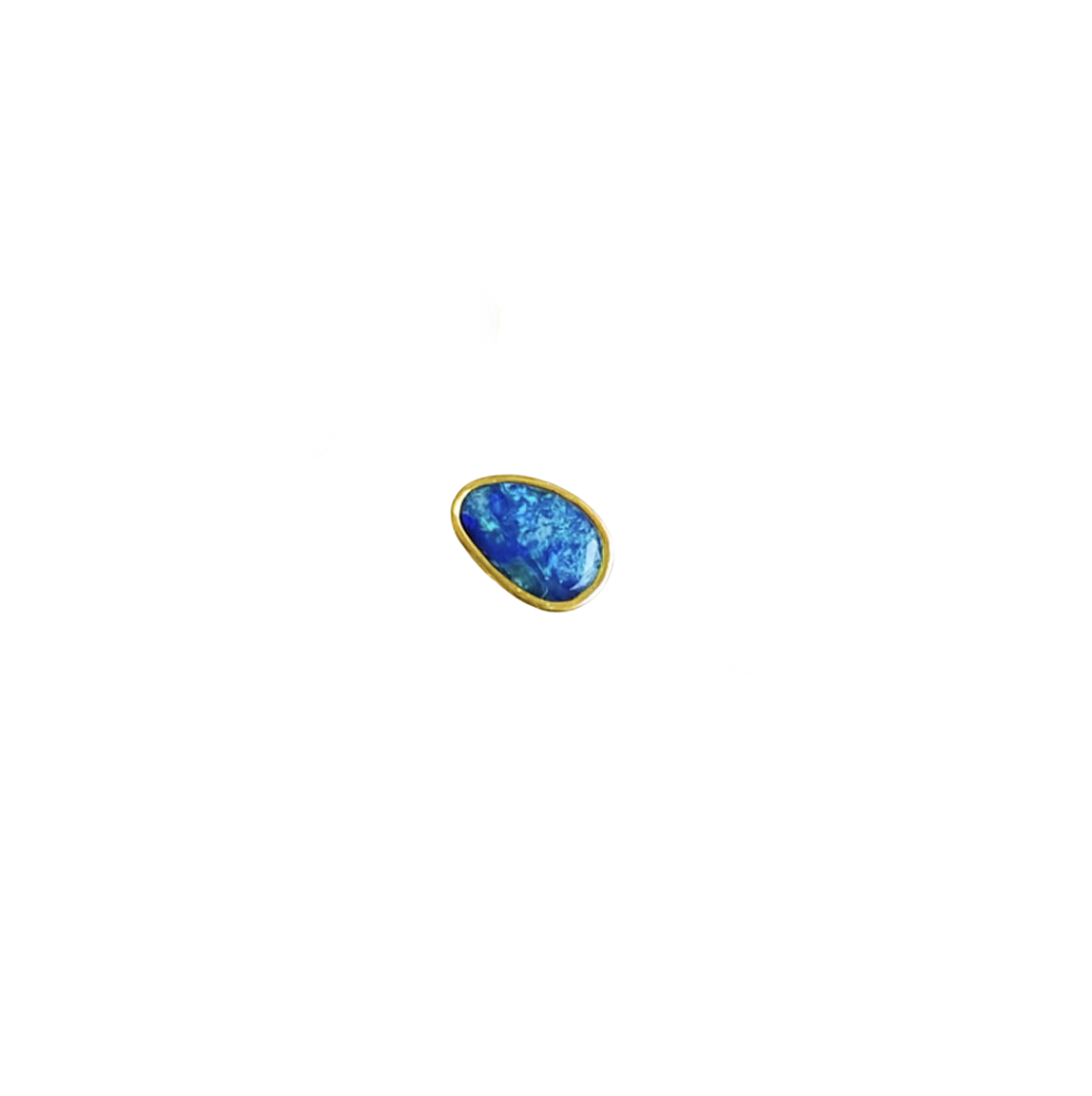One of a Kind Australian Opal Stud Earring - Sold as Single Only