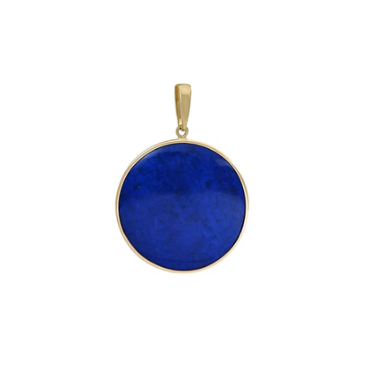 Lapis Medallion Pendant