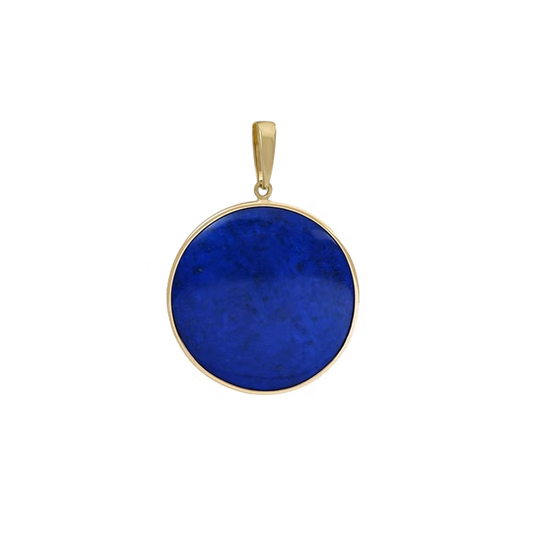 Lapis Medallion Pendant