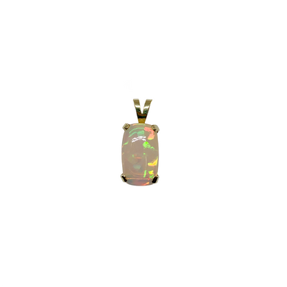4 Prong Opal Cabochon Pendant